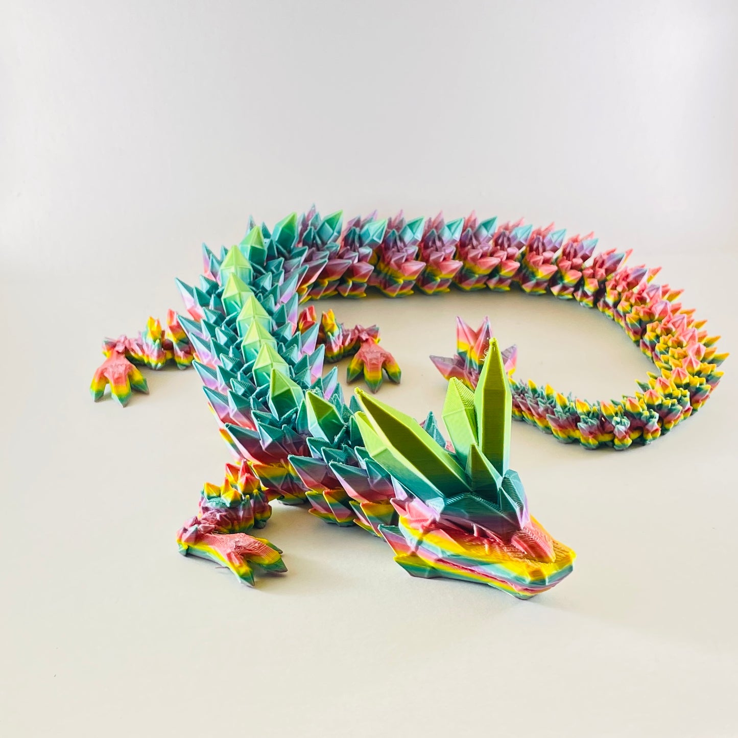 Articulated Crystal Dragon Flexible Toy