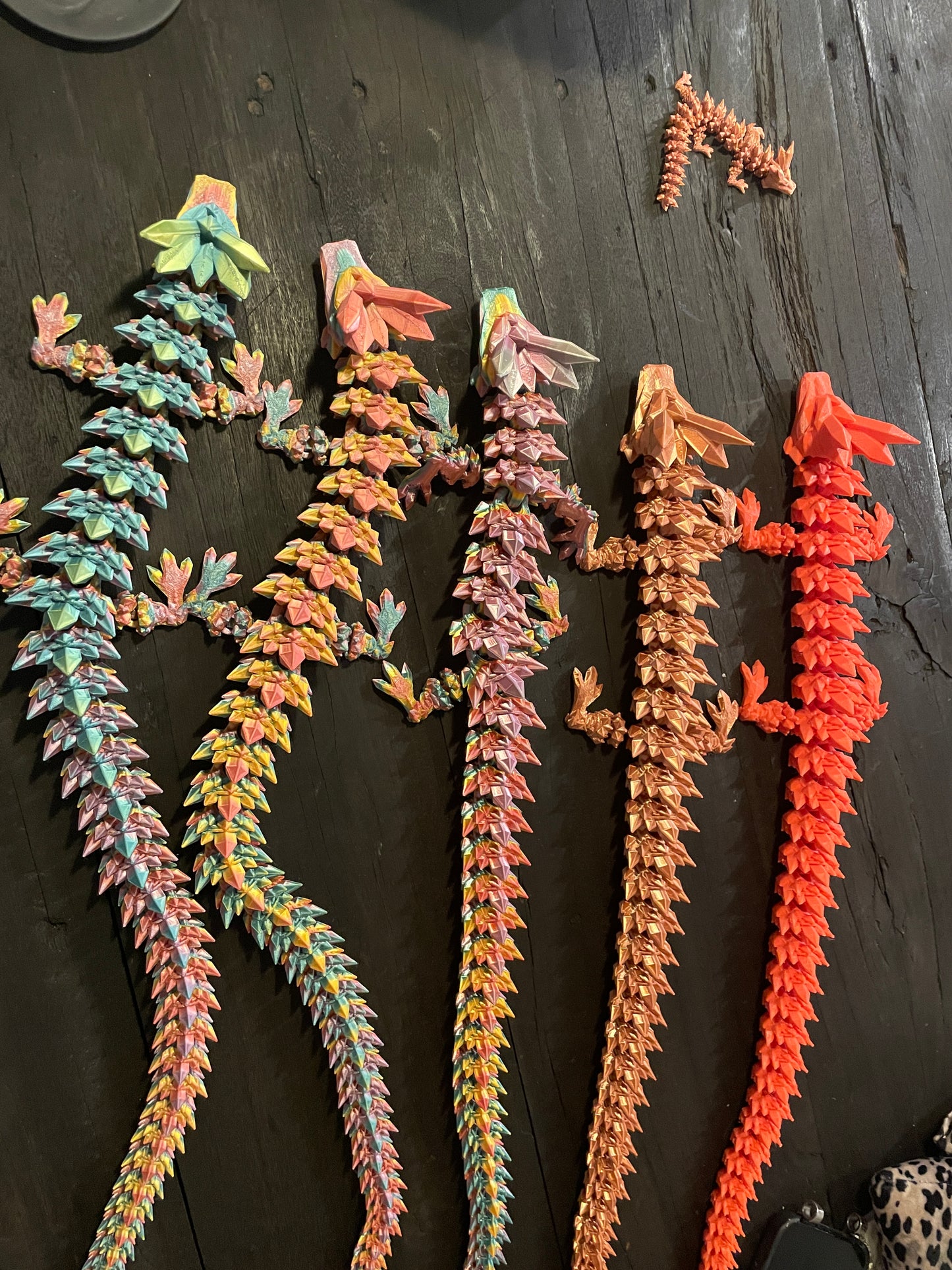Articulated Crystal Dragon Flexible Toy
