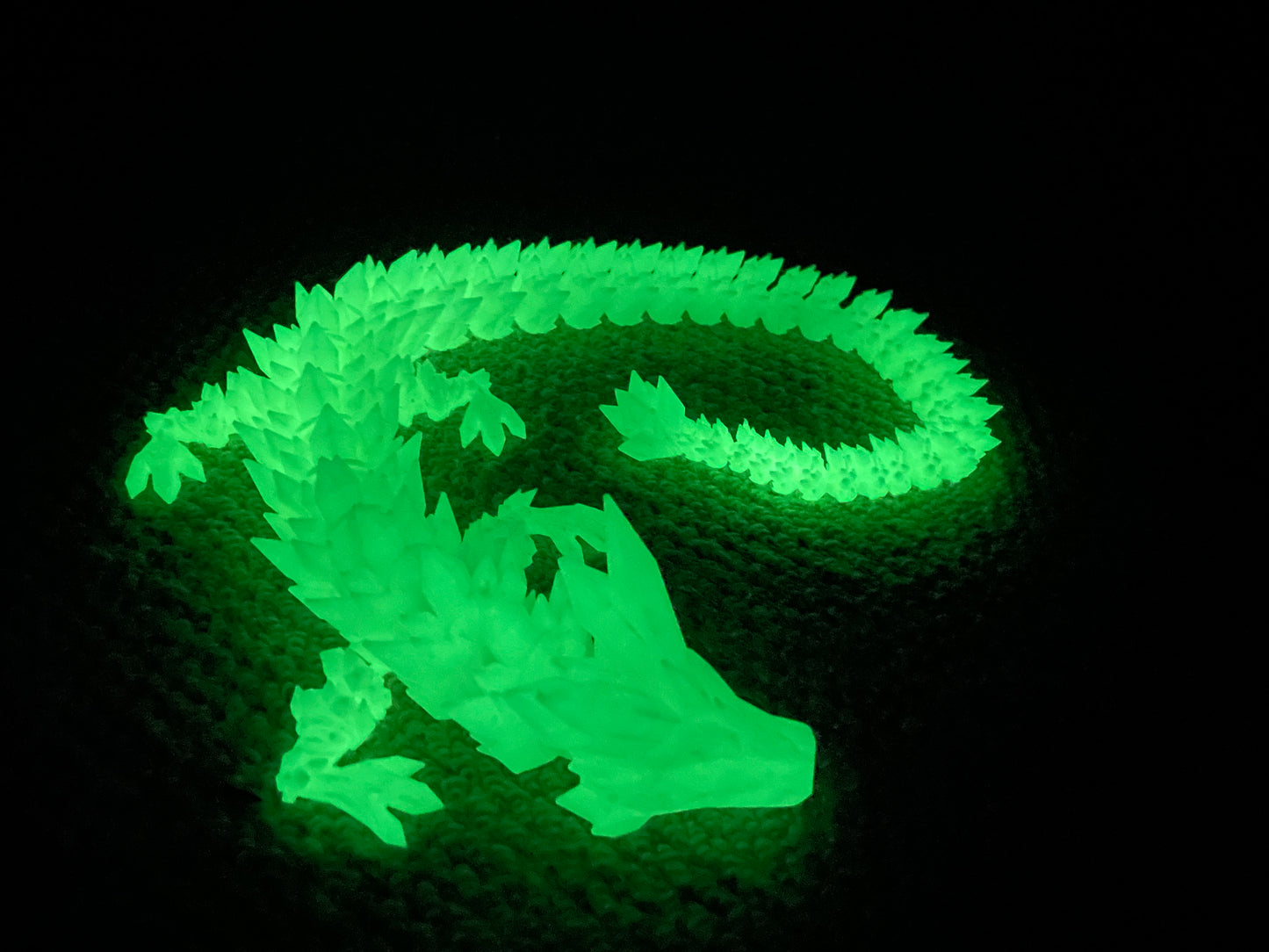 Articulated Crystal Dragon Flexible Toy