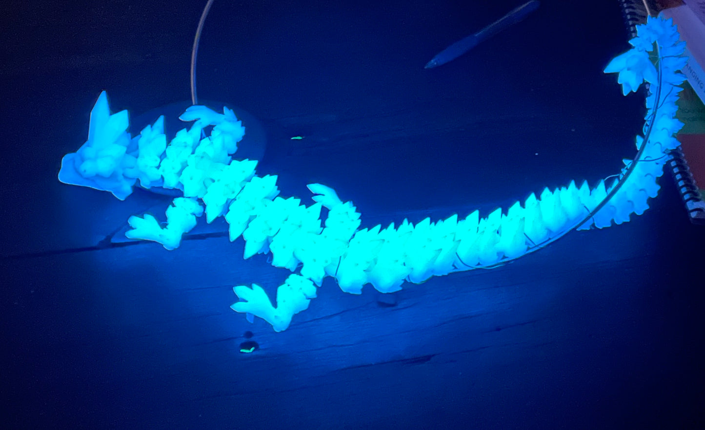 Articulated Crystal Dragon Flexible Toy
